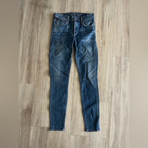 Citizens Of Humanity Denim - Citizens of Humanity Rocket in Bombay High Rise Stretch Skinny Jeans - Size 26